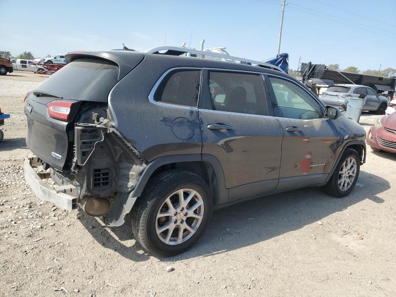 1C4PJLCB5EW222273 - 2014 JEEP CHEROKEE LATITUDE GRAY photo 3