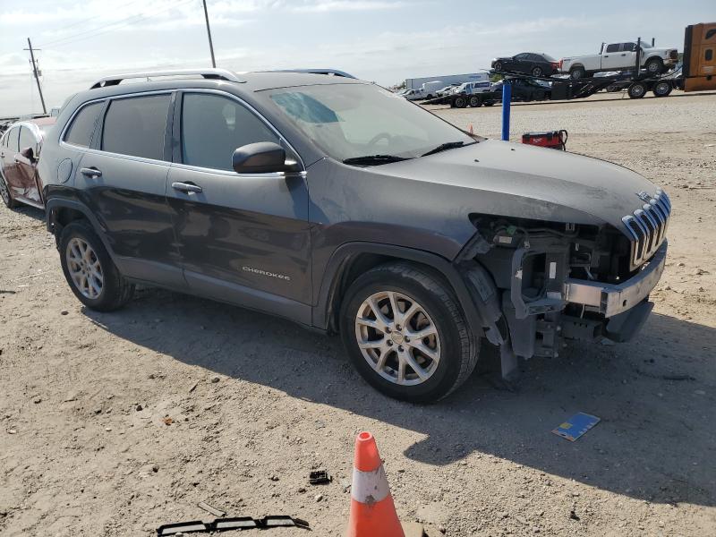 1C4PJLCB5EW222273 - 2014 JEEP CHEROKEE LATITUDE GRAY photo 4