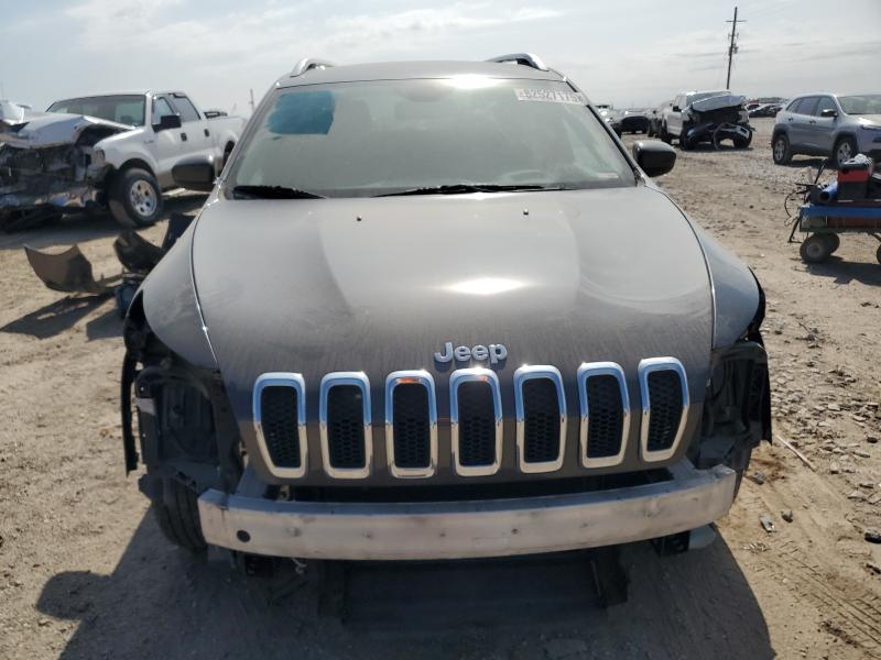 1C4PJLCB5EW222273 - 2014 JEEP CHEROKEE LATITUDE GRAY photo 5