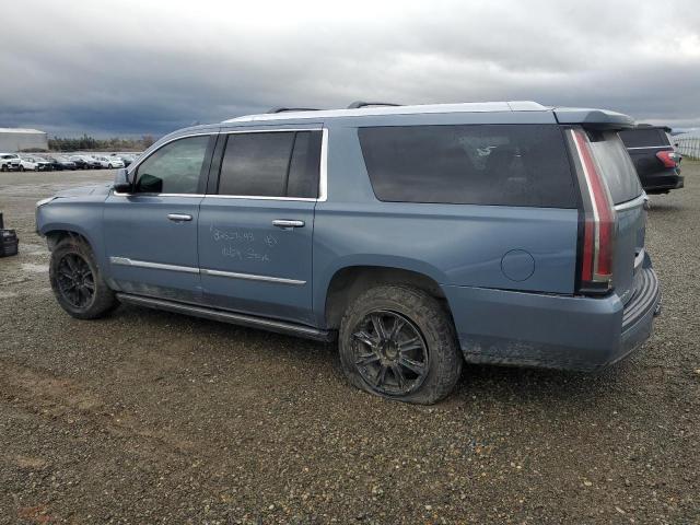 1GYS4UKJ0FR639889 - 2015 CADILLAC ESCALADE ESV PLATINUM Mavi foto 2