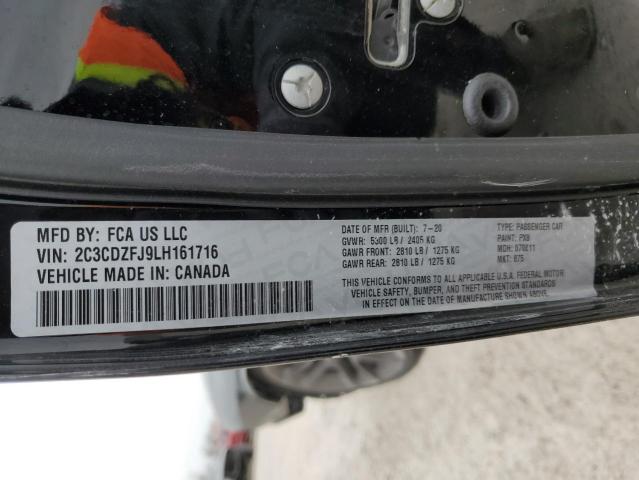 2C3CDZFJ9LH161716 - 2020 DODGE CHALLENGER R/T SCAT PACK BLACK photo 13