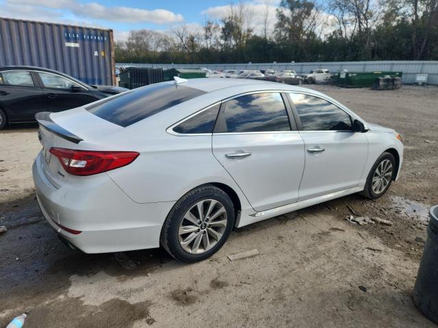 5NPE34AF3FH087539 - 2015 HYUNDAI SONATA SPORT WHITE photo 3