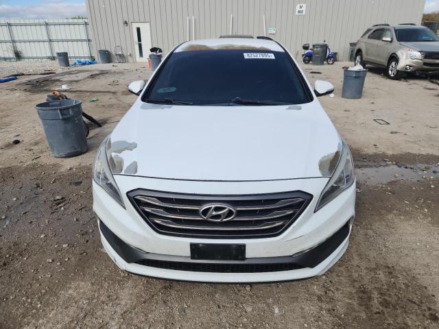 5NPE34AF3FH087539 - 2015 HYUNDAI SONATA SPORT WHITE photo 5