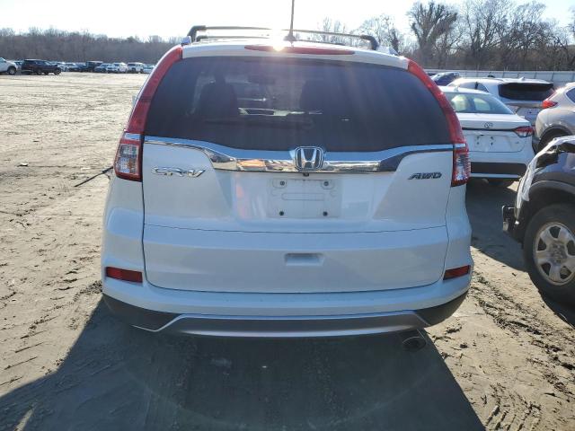 5J6RM4H74GL115921 - 2016 HONDA CR-V EXL WHITE photo 6