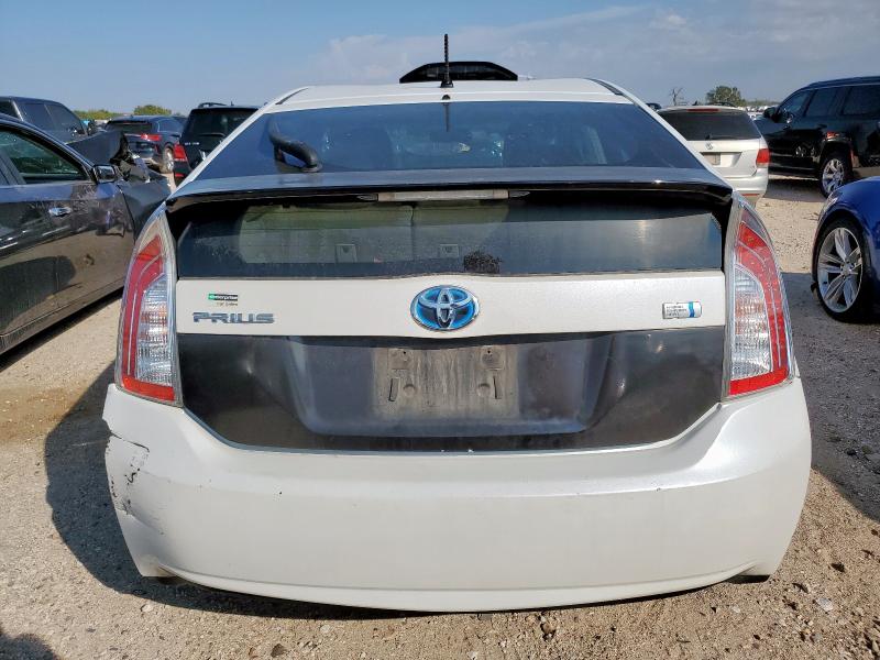 JTDKN3DUXE1749561 - 2014 TOYOTA PRIUS 白色 照片 6