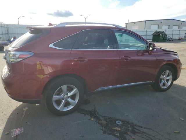 2T2BK1BA1AC043408 - 2010 LEXUS RX 350 RED photo 3