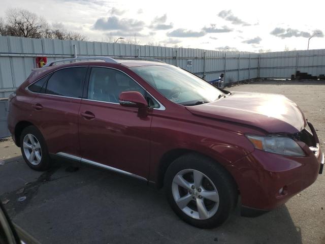 2T2BK1BA1AC043408 - 2010 LEXUS RX 350 RED photo 4