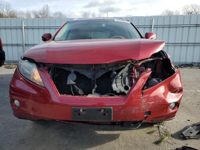 2T2BK1BA1AC043408 - 2010 LEXUS RX 350 RED photo 5