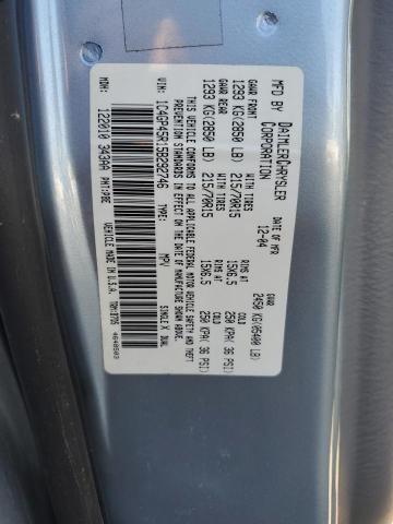 1C4GP45R15B292746 - 2005 CHRYSLER TOWN & COU 蓝色 照片 12