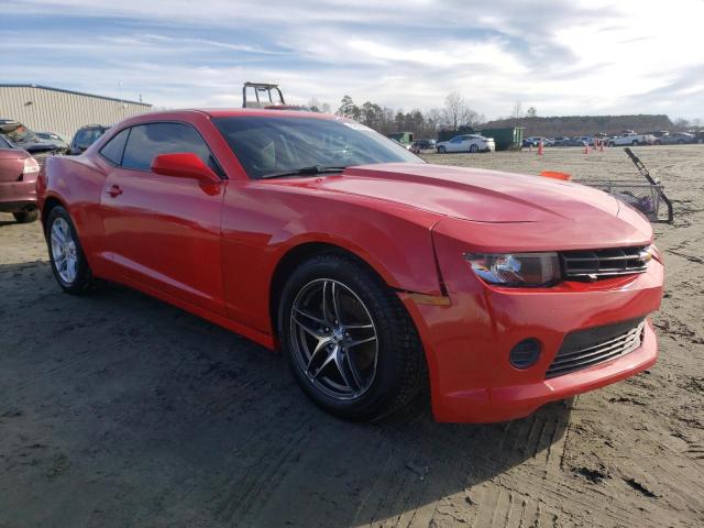 2G1FB1E31F9259052 - 2015 CHEVROLET CAMARO LS RED photo 4