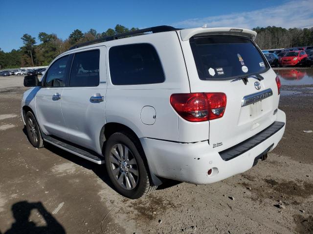 5TDKY5G13ES052353 - 2014 TOYOTA SEQUOIA LIMITED WHITE photo 2