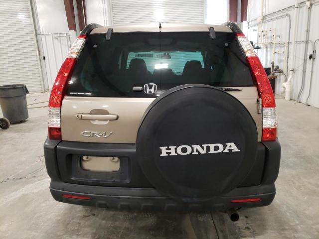 SHSRD78826U402832 - 2006 HONDA CR-V EX GOLD photo 6