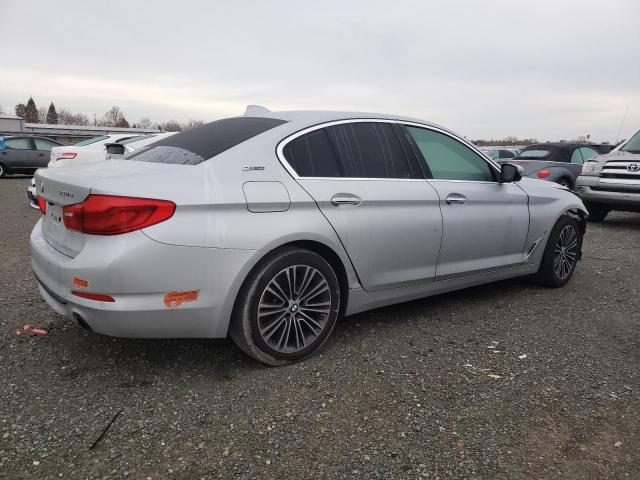 WBAJA9C52KB398667 - 2019 BMW 530E SILVER photo 3