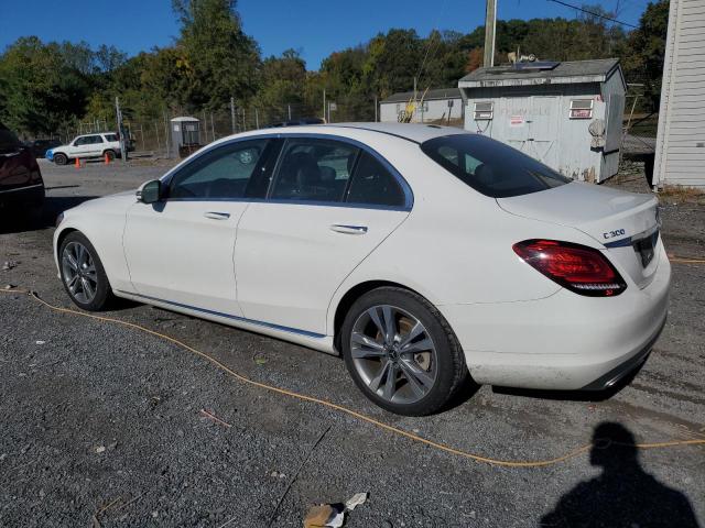 55SWF8DB4KU307659 - 2019 MERCEDES-BENZ C 300 თეთრი ფოტო 2