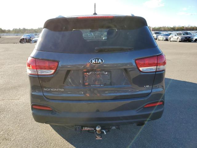 5XYPGDA57JG376654 - 2018 KIA SORENTO LX CHARCOAL photo 6