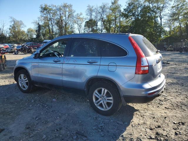 JHLRE3H77AC006019 - 2010 HONDA CR-V EXL SILVER photo 2