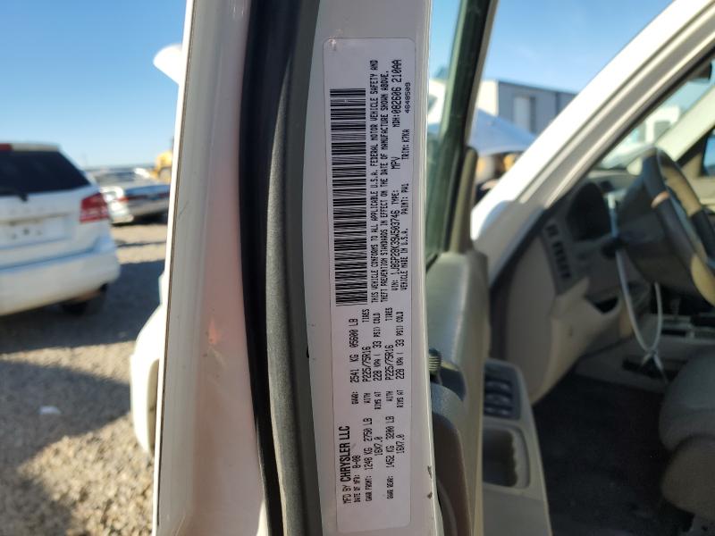 1J8GP28K39W503746 - 2009 JEEP LIBERTY SPORT WHITE photo 13