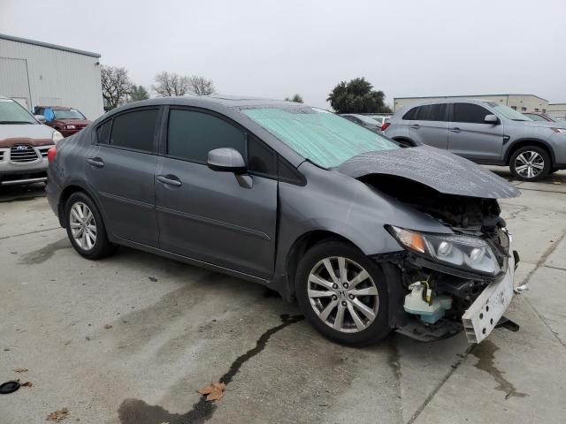 19XFB2F92CE328070 - 2012 HONDA CIVIC EXL Մոխրագույն լուսանկար 4
