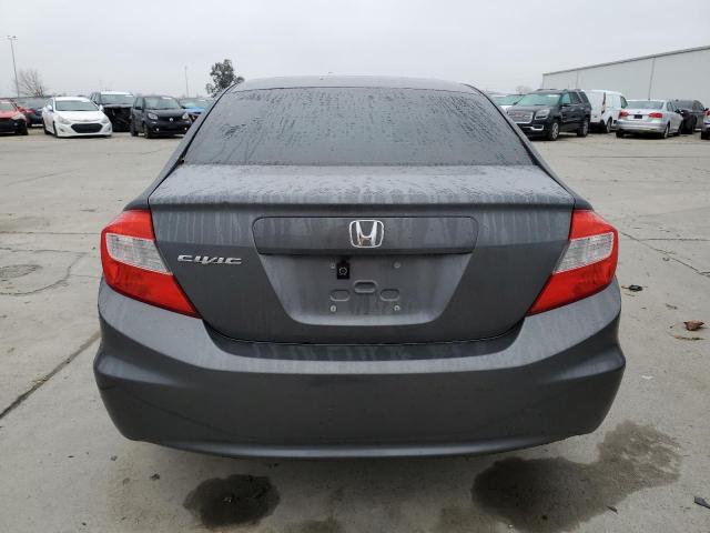 19XFB2F92CE328070 - 2012 HONDA CIVIC EXL Մոխրագույն լուսանկար 6