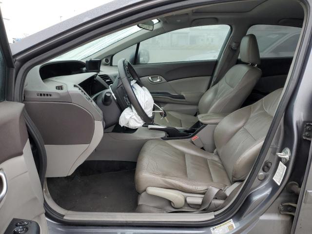 19XFB2F92CE328070 - 2012 HONDA CIVIC EXL Մոխրագույն լուսանկար 7