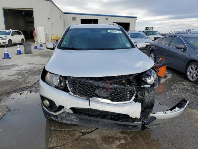 5XYKU3A64DG321797 - 2013 KIA SORENTO EX SILVER photo 5