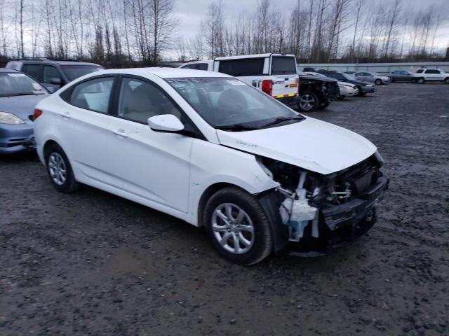 KMHCT4AEXEU728328 - 2014 HYUNDAI ACCENT GLS WHITE photo 4