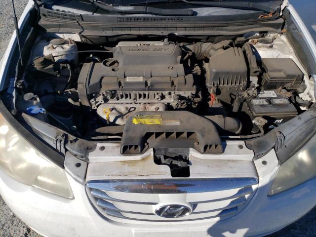 KMHDU4AD6AU089240 - 2010 HYUNDAI ELANTRA BLUE WHITE photo 11