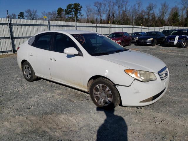 KMHDU4AD6AU089240 - 2010 HYUNDAI ELANTRA BLUE WHITE photo 4