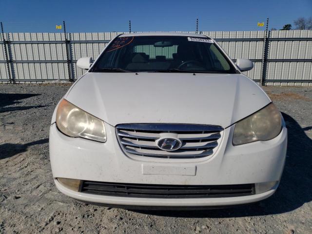 KMHDU4AD6AU089240 - 2010 HYUNDAI ELANTRA BLUE WHITE photo 5