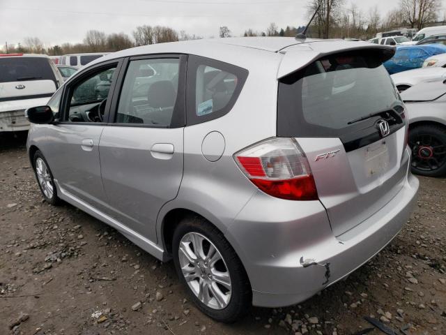 JHMGE8H50BC017346 - 2011 HONDA FIT SPORT SILVER photo 2