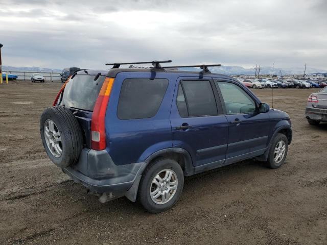 JHLRD78813C020701 - 2003 HONDA CR-V EX BLUE photo 3