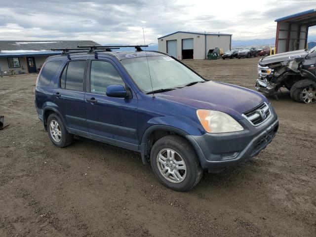 JHLRD78813C020701 - 2003 HONDA CR-V EX BLUE photo 4