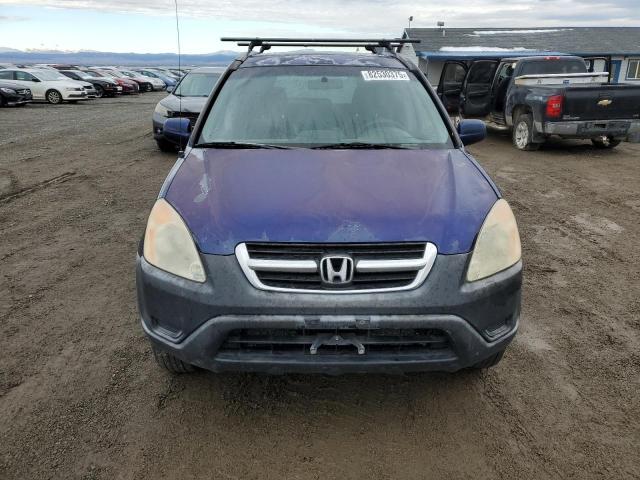 JHLRD78813C020701 - 2003 HONDA CR-V EX BLUE photo 5