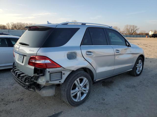 4JGDA5HB8FA465593 - 2015 MERCEDES-BENZ ML 350 4MATIC SILVER photo 3