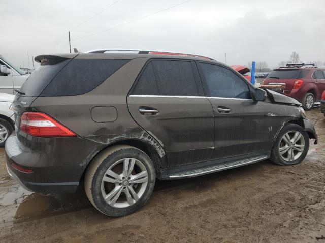4JGDA5HB4EA356689 - 2014 MERCEDES-BENZ ML 350 4MATIC BROWN photo 3
