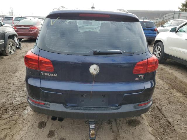 WVGBV7AX8GW562245 - 2016 VOLKSWAGEN TIGUAN S BLUE photo 6