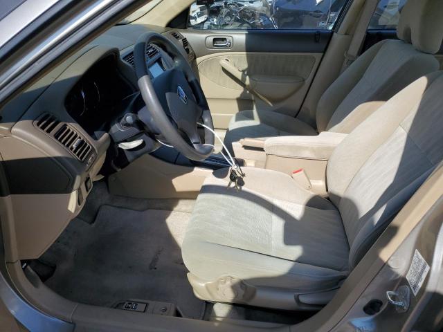 1HGES16545L028481 - 2005 HONDA CIVIC LX GOLD photo 7