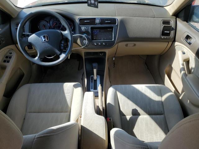 1HGES16545L028481 - 2005 HONDA CIVIC LX GOLD photo 8