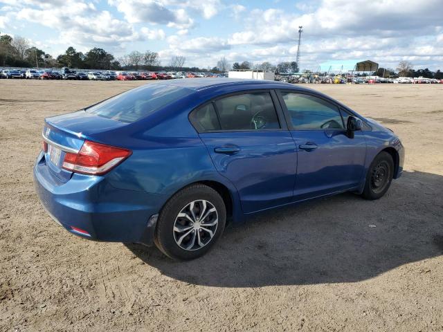 19XFB2F57DE077240 - 2013 HONDA CIVIC LX BLUE photo 3