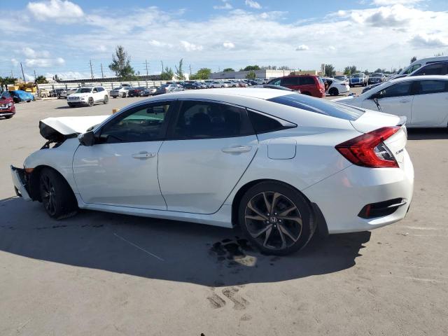 2HGFC2F84MH537970 - 2021 HONDA CIVIC SPORT Biały zdjęcie 2