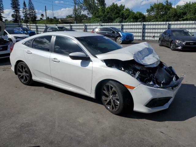 2HGFC2F84MH537970 - 2021 HONDA CIVIC SPORT Biały zdjęcie 4