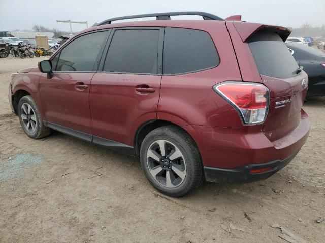 JF2SJAEC7JH603904 - 2018 SUBARU FORESTER 2.5I PREMIUM BURGUNDY photo 2