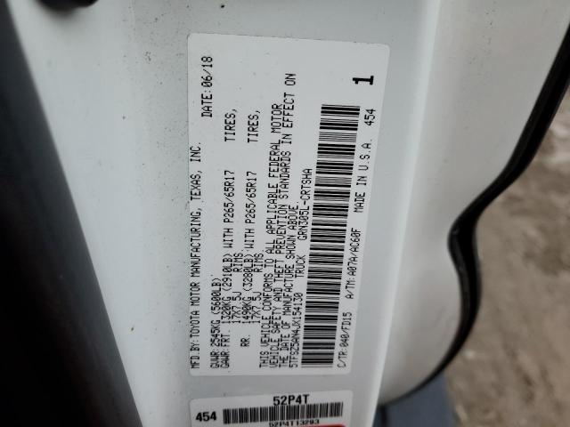 5TFSZ5AN4JX154130 - 2018 TOYOTA TACOMA ACCESS CAB Ақ фото 12