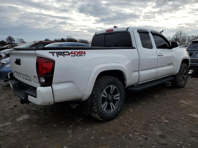 5TFSZ5AN4JX154130 - 2018 TOYOTA TACOMA ACCESS CAB WHITE photo 3