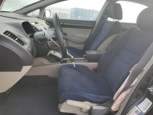 JHMFA36296S027386 - 2006 HONDA CIVIC HYBRID BLUE photo 7