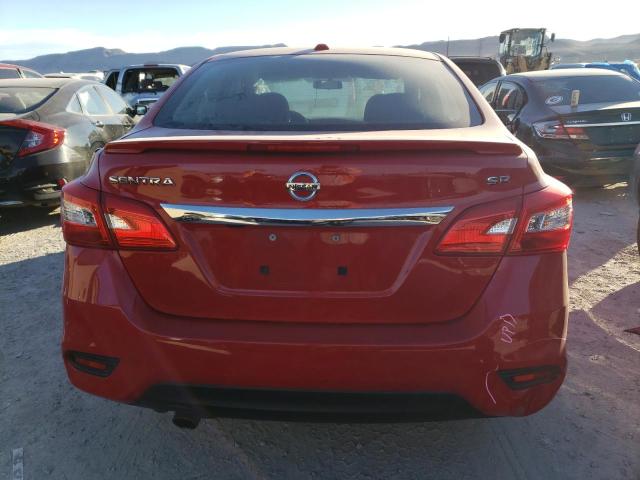 3N1AB7AP7KY352278 - 2019 NISSAN SENTRA S RED photo 6