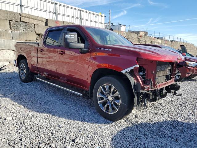 1GCUWCEDXMZ343509 - 2021 CHEVROLET SILVERADO C1500 LT 红色 照片 4