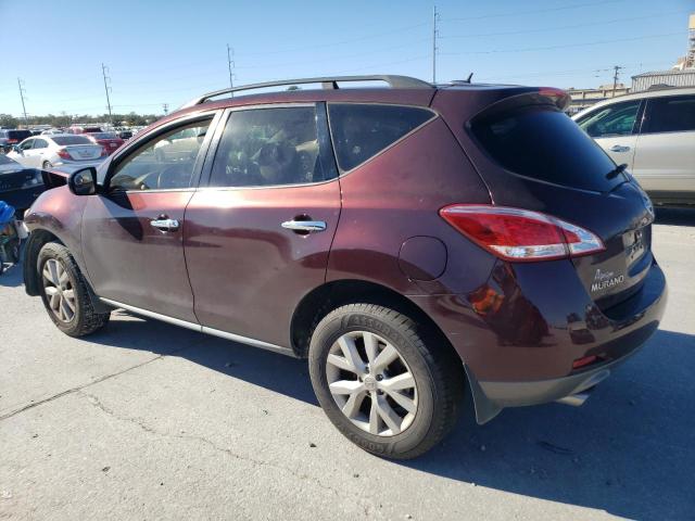 JN8AZ1MU1DW209882 - 2013 NISSAN MURANO S BURGUNDY photo 2