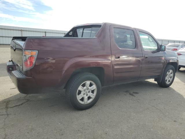 2HJYK16447H543916 - 2007 HONDA RIDGELINE RTS BURGUNDY photo 3