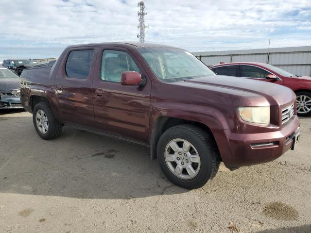 2HJYK16447H543916 - 2007 HONDA RIDGELINE RTS BURGUNDY photo 4